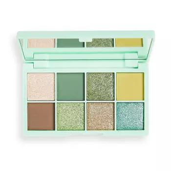 I HEART REVOLUTION Палетка теней для век MINI TASTY Avocado