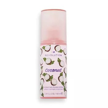I HEART REVOLUTION Спрей для фиксации макияжа TASTY COCONUT Hydrating Fixing Spray