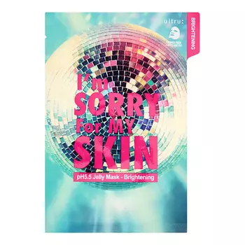 I'M SORRY FOR MY SKIN PH 5.5 Jelly Mask Brightening Успокаивающая тканевая маска для лица 33.0