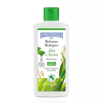 I PROVENZALI Органический бальзам-кондиционер для нормальных волос Алоэ и Овес Разглаживающий 200.0