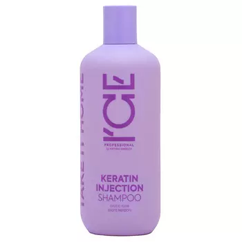 ICE BY NATURA SIBERICA Кератиновый шампунь для повреждённых волос Keratin Injection Shampoo