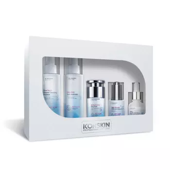 ICON SKIN НАБОР № 2 «ОБНОВЛЕНИЕ» ДЛЯ КОЖИ С АКНЕ 2–3-ГО ТИПА (5 ПРОДУКТОВ)