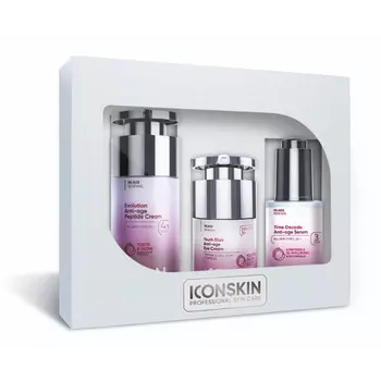 ICON SKIN Набор средств для антиэйдж ухода за всеми типами кожи Re:Age Renewal № 2, 3 средства.