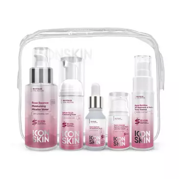 ICON SKIN Набор средств для ухода за сухой и нормальной кожей Re:Vitalize № 3, 5 средств travel size