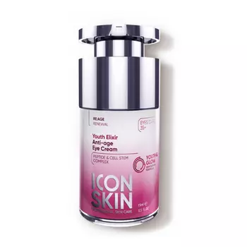 ICON SKIN Омолаживающий крем для глаз с пептидами и стволовыми клетками YOUTH ELIXIR 15