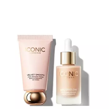 ICONIC LONDON Набор праймеров для лица Underglow Primer and Velvet Smooth Primer Duo