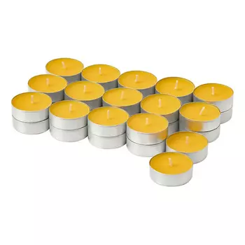 IKEA Ароматическая чайная свеча Мимоза SVARTOXBR