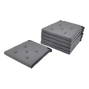 IKEA Комплект из 6 подушек для стула JUSTINA 42/35x40x4 см