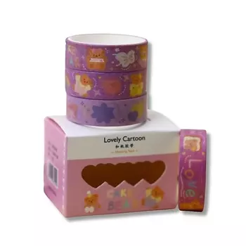 ILIKEGIFT Набор декоративного скотча "Lovely cartoon"