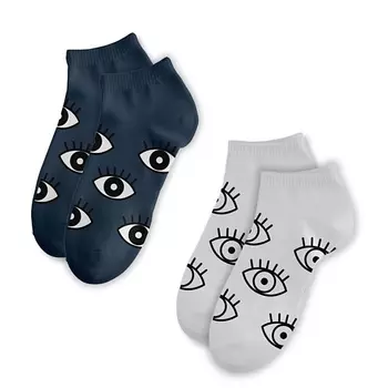 ILIKEGIFT Носки женские "For beautiful eyes" 2 пары