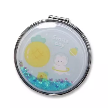 ILIKEGIFT Зеркало складное "Smile day blue" с увеличением