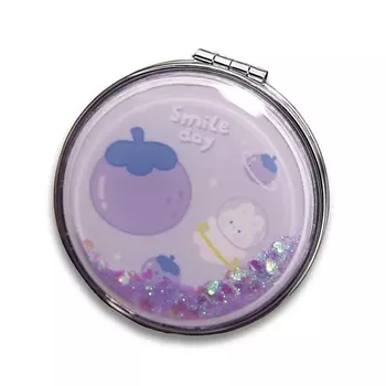 ILIKEGIFT Зеркало складное "Smile day purple" с увеличением