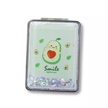 ILIKEGIFT Зеркало складное "Sparkles avocado one" с увеличением