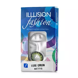 ILLUSION Цветные контактные линзы fashion LUXE green