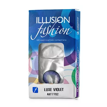 ILLUSION Цветные контактные линзы fashion LUXE violet