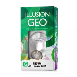 ILLUSION Цветные контактные линзы ILLUSION GEO Magic brown