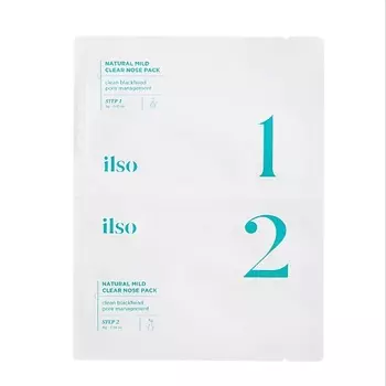 ILSO Полоски для носа Natural Mild Clear Nose Pack