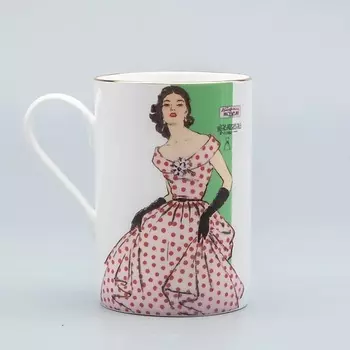 ИМПЕРАТОРСКИЙ ФАРФОРОВЫЙ ЗАВОД Бокал с рисунком "Конкурсные модели. Людмила"