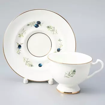 ИМПЕРАТОРСКИЙ ФАРФОРОВЫЙ ЗАВОД Чашка с блюдцем чайная "Шикша"