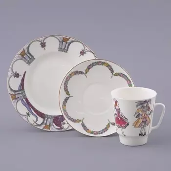 ИМПЕРАТОРСКИЙ ФАРФОРОВЫЙ ЗАВОД Комплект кофейный "Балет Спящая Красавица"