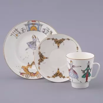 ИМПЕРАТОРСКИЙ ФАРФОРОВЫЙ ЗАВОД Комплект кофейный "Балет Золушка"