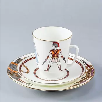 ИМПЕРАТОРСКИЙ ФАРФОРОВЫЙ ЗАВОД Комплект кофейный "Спартак"