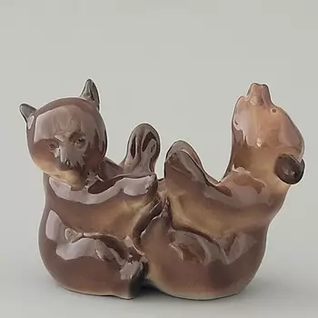 ИМПЕРАТОРСКИЙ ФАРФОРОВЫЙ ЗАВОД Скульптура "Мишки"