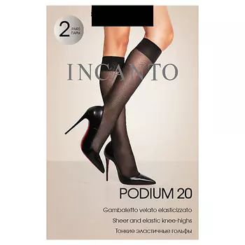 INCANTO Гольфы Podium 20 den Nero