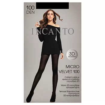 INCANTO Колготки женские MicroVelvet 70 den Nero