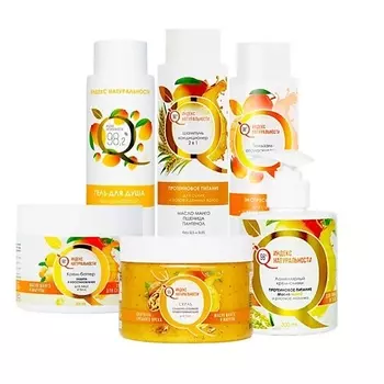 ИНДЕКС НАТУРАЛЬНОСТИ Косметический набор для тела и волос "СОЧНЫЙ МАНГО"