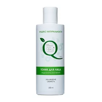 ИНДЕКС НАТУРАЛЬНОСТИ Натуральный тоник для лица на 5 гидролатах растений/ Свежесть и увлажнение 250.0