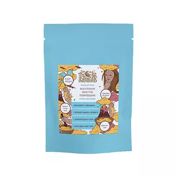 INDIBIRD Маска для лица Мултани Митти Multani Mitti Powder
