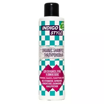 INDIGO STYLE Органик шампунь гиалуроновый для секущихся, сухих и ломких волос 1000.0