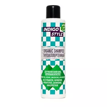INDIGO STYLE Органик шампунь гипоаллергенный для чувствительной кожи, нейтральный/антистресс 1000