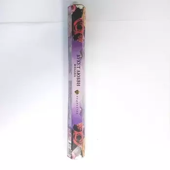 ИНДОКИТАЙ Аромапалочки, в шестигранной упаковке. "БУКЕТ ЛЮБВИ" 20.0