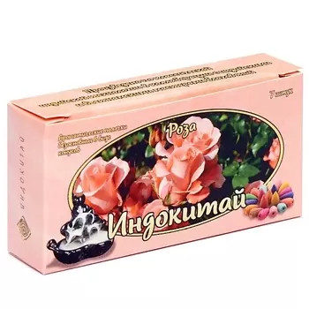 ИНДОКИТАЙ Ароматические конусы с обратным потоком дыма. Роза 7.0