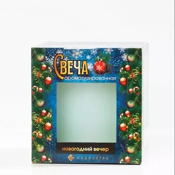 ИНДОКИТАЙ Свеча ароматизированная в стаканчике, новогодний вечер 1.0