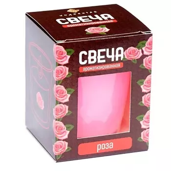 ИНДОКИТАЙ Свеча ароматизированная в стаканчике, роза 1.0