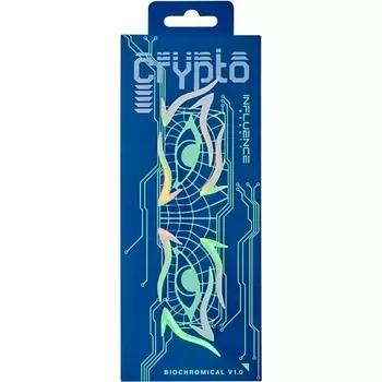 INFLUENCE BEAUTY Наклейки для макияжа "CRYPTO" голографические