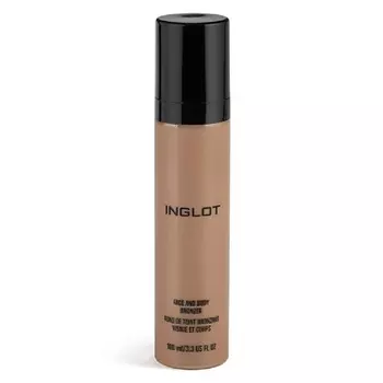 INGLOT Крем с эффектом загара AMC Face and body bronzing с мерцанием 100.0