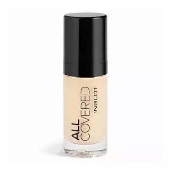 INGLOT Тональный крем All covered плотный натуральный финиш