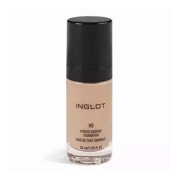INGLOT Тональный крем HD perfect coverup foundation стойкий, выравнивающий