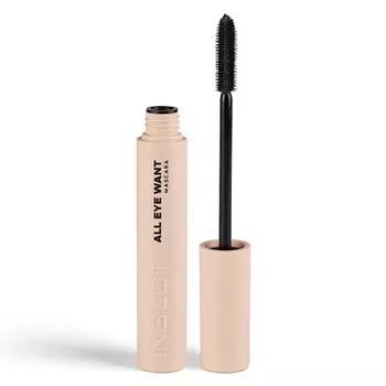 INGLOT Тушь для ресниц All eye want mascara удлиняющая, объемная
