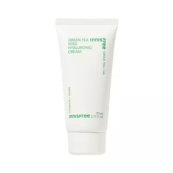 INNISFREE Гиалуроновый крем на основе семян зелёного чая для лица Green Tea Seed Hyaluronic Cream