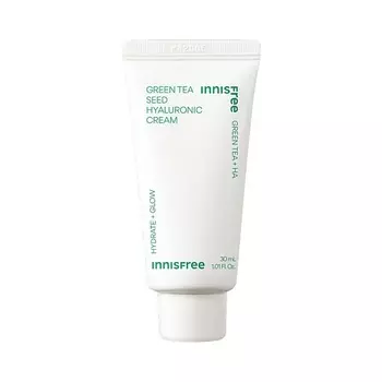 INNISFREE Гиалуроновый крем на основе семян зелёного чая для лица Green Tea Seed Hyaluronic Cream