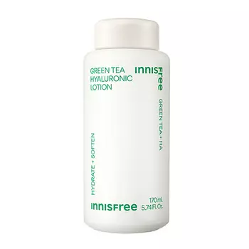 INNISFREE Увлажняющая эмульсия с экстрактом зеленого чая и гиалуроновой кислотой для сияния кожи Green Tea