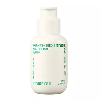 INNISFREE Увлажняющая сыворотка с экстрактом семян зеленого чая и гиалуроновой кислотой для сияния кожи Green Tea