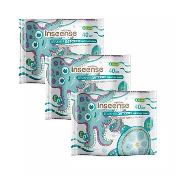 INSEENSE Влажная туалетная бумага детская 120.0