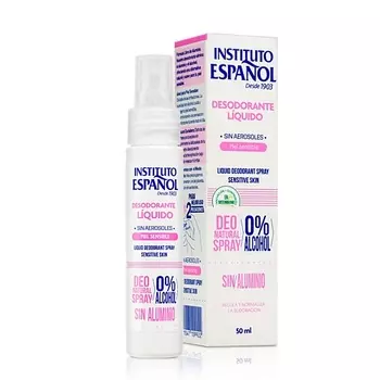 INSTITUTO ESPANOL Дезодорант-спрей без алюминия и спирта для чувствительной кожи