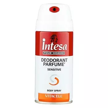 INTESA Парфюмированный дезодорант для тела в аэрозольной упаковке для чувствительной кожи 150.0